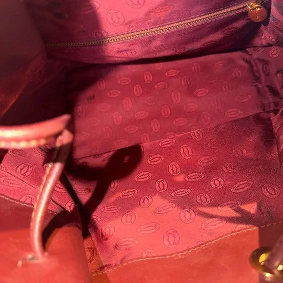 CARTIER  Leather Bucket Bag Set - Picture 15 of 15